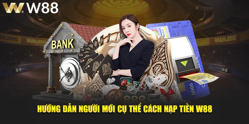 Hướng dẫn người mới cụ thể cách nạp tiền W88